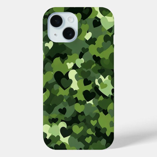 Heart Camouflage Case-Mate iPhone Case (Back)