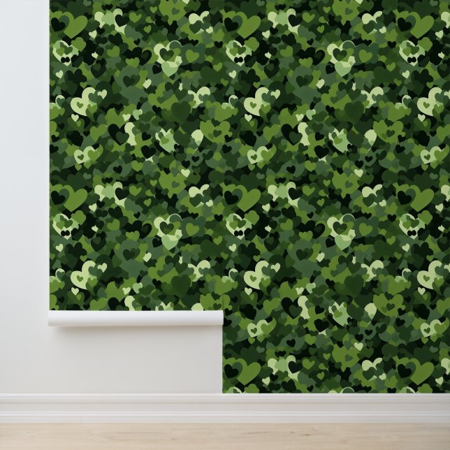 Heart Camouflage Wallpaper (Application)