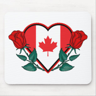 Heart Canada Mouse Mat