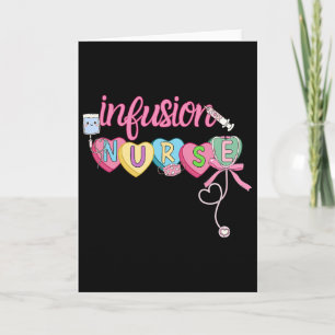 Heart Candy Bow Infusion Nurse Valentine Iv Therap Card