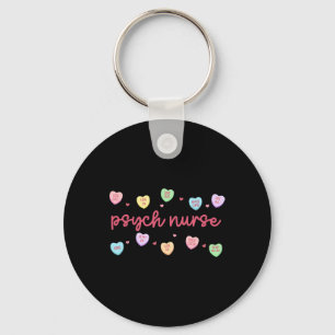 Heart Candy Psych Nurse Psychiatry Mental Health V Key Ring