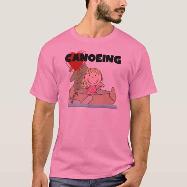Heart Canoeing Tshirts and Gifts (Front)