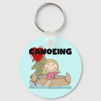 Heart Canoeing Tshirts and Gifts Key Ring