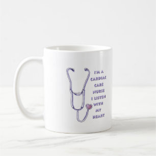 Heart Cardiac Care Nurse Coffee Mug