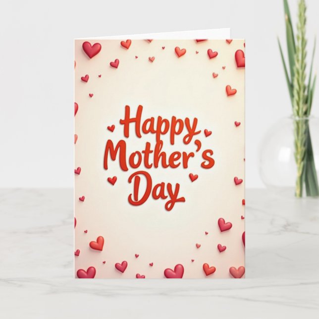 Heart Cascade Pattern Card (Front)