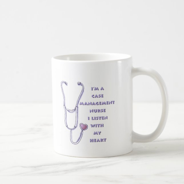 Heart Case Manager Nurse  Coffee Mug (Right)