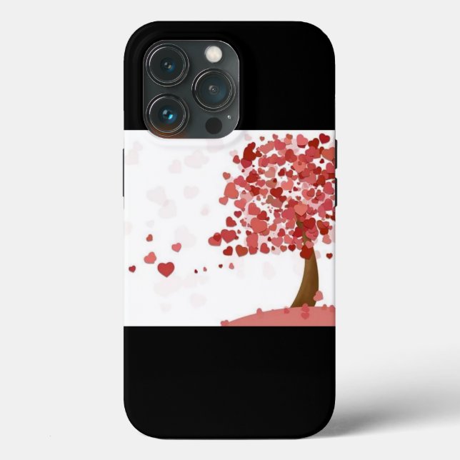Heart Case-Mate Phone Case, Apple iPhone 13 Pro, T Case (Back)
