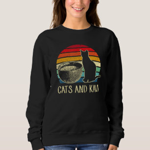 Heart Cat Lover & Kava Tea Drinker Kava Drink Kava Sweatshirt