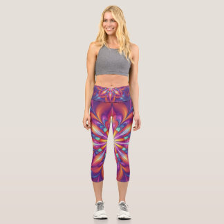 Heart Chakra Capri Leggings