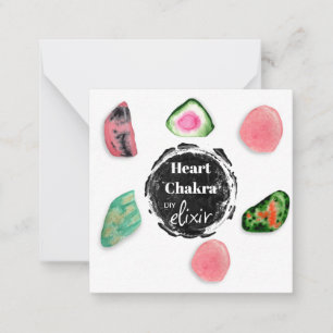 *~* Heart Chakra Elixir AP64 Stones Card