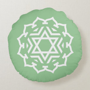 Heart Chakra Energy Round Pillow