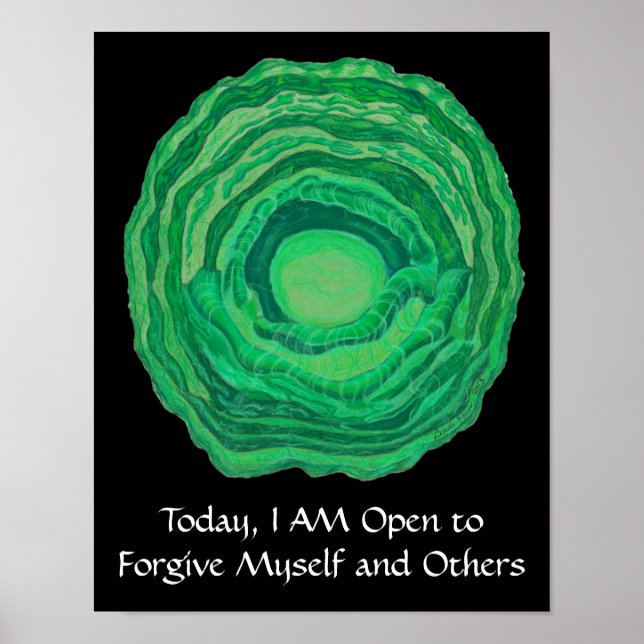 Heart Chakra Healing Art - #2 - Relationships Poster (Front)