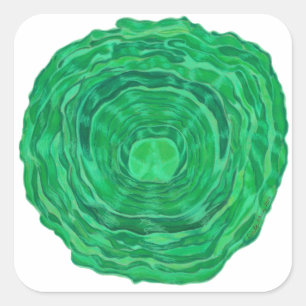 Heart Chakra Healing Art - #3 Square Sticker