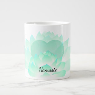 Heart Chakra Lotus Namaste Mug