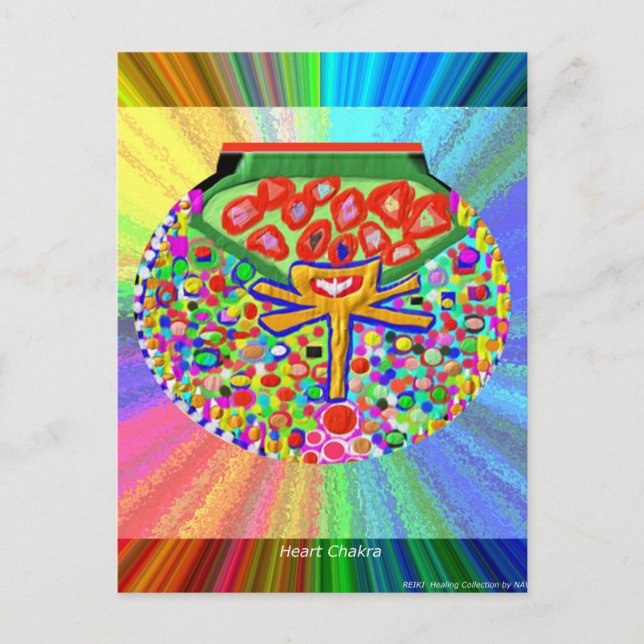 Heart Chakra Postcard (Front)