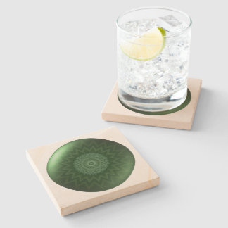 Heart Chakra Square Stone Coaster