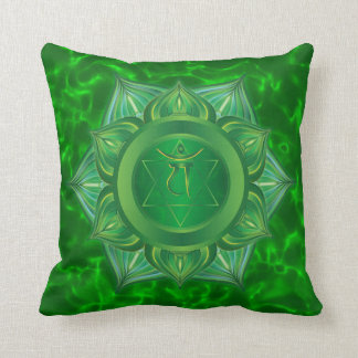 Heart Chakra Throw Pillow