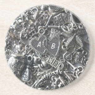 Heart charms coaster
