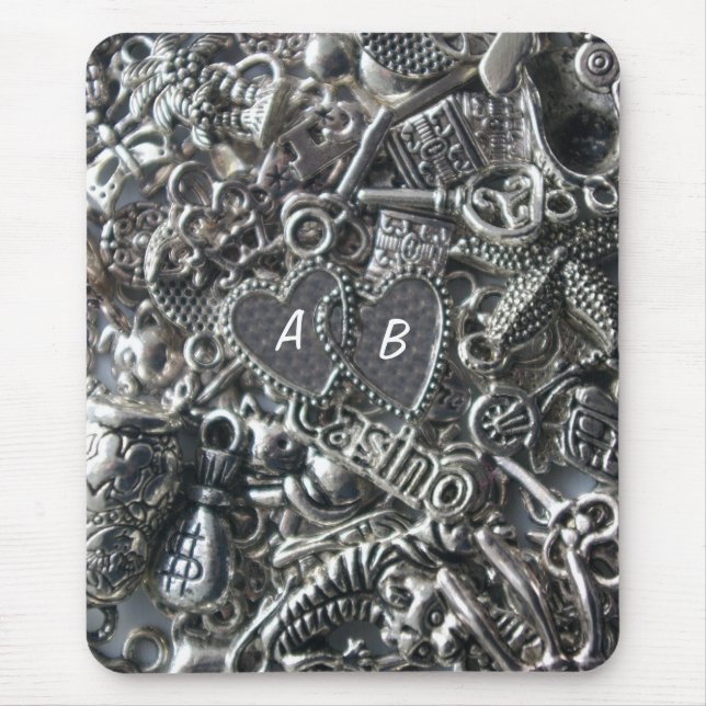 Heart charms mouse mat (Front)