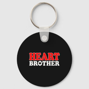 Heart Chd Warrior Brother Congenital Heart Disease Key Ring