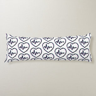 Heart Check Body Pillow