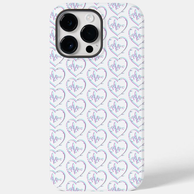 Heart Check iPhone / iPad case (Back)