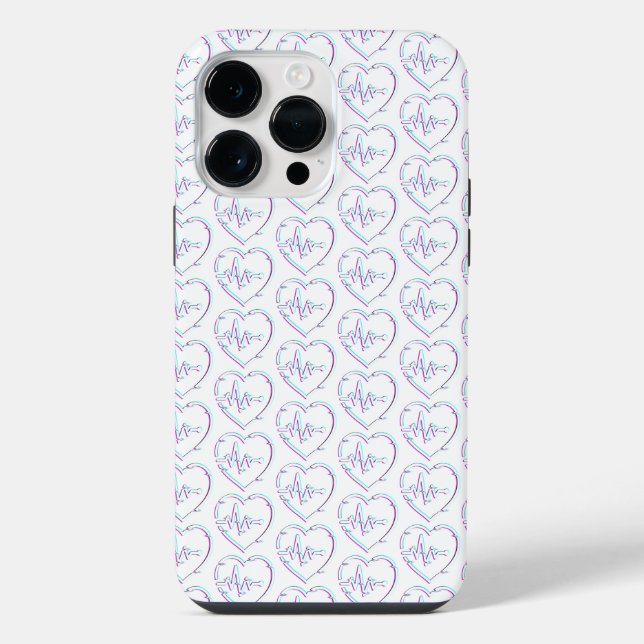 Heart Check iPhone / iPad case (Back)