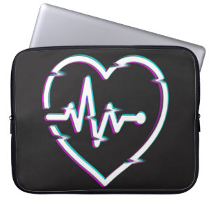 Heart Check Neoprene Laptop Sleeve