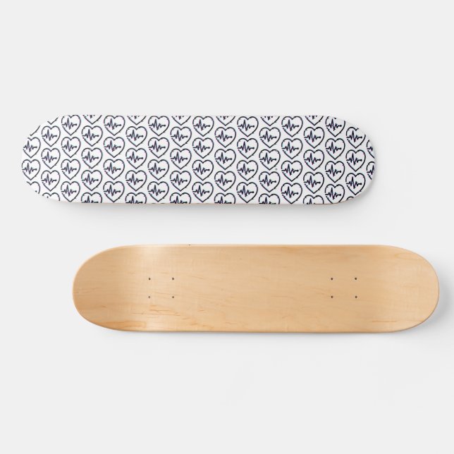 Heart Check Skateboard deck (Horz)