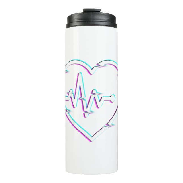 Heart Check Thermal Tumbler (Front)