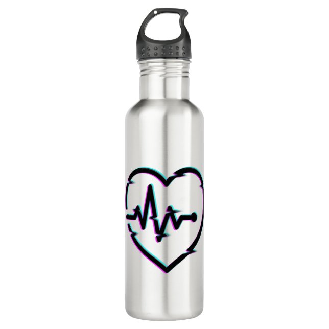 Heart Check Water Bottle (Front)