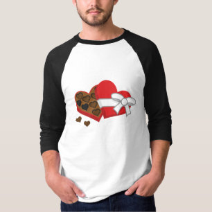 Heart Chocolate Gift Box - Valentine's Day T-Shirt