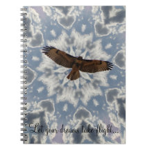 Heart Cloud Red Tailed Hawk Dream Journal