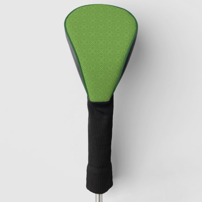 Heart Clover Pattern Golf Head Cover (Front)