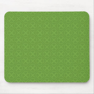 Heart Clover Pattern Mouse Mat