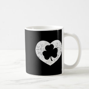 Heart Clover St Patricks Day Men Women St. Patrick Coffee Mug