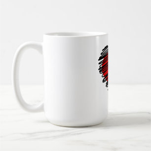 heart coffee mug