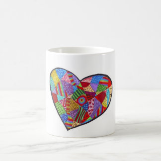 Heart Collage 11 oz Classic White Mug
