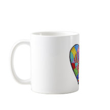 Heart Collage 11 oz Classic White Mug