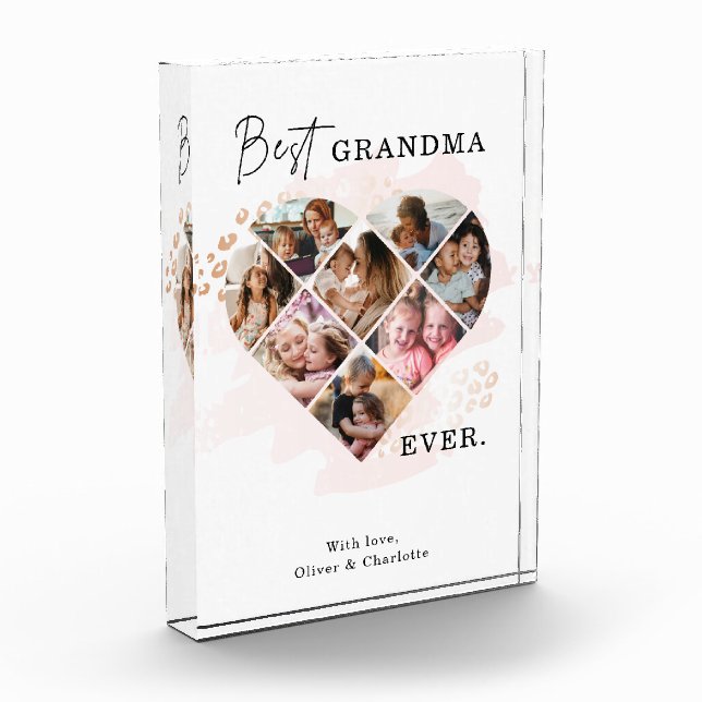 Heart Collage Photo Block (Left)