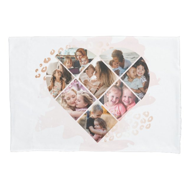 Heart Collage Pillowcase (Front)