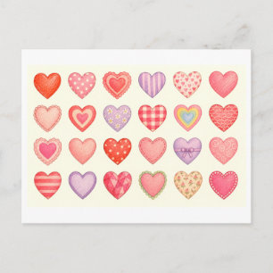 Heart Collage Postcard