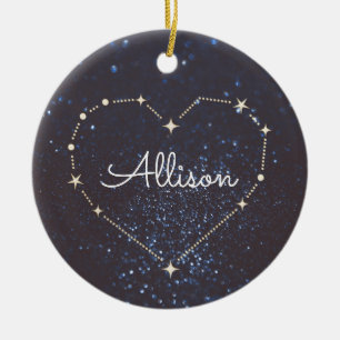 Heart Constellation Ceramic Tree Decoration