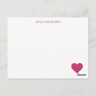 Heart Correspondence Cards