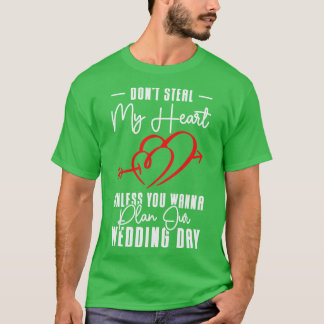Heart Couple Wedding Relationship Romance Quotes T-Shirt