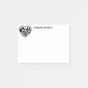 Heart Cow Post-it Notes