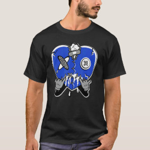 Heart Crying True Blue 1s Matching T-Shirt