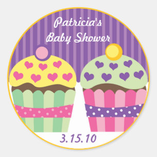 Heart Cupcakes Label
