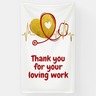 Heart Curve With Medical Stethoscope 1 Banner