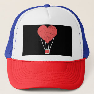 Heart Cute Hot Air Balloon Trucker Hat
